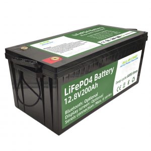 2.56KWh lifepo4 bateria 12v 200Ah 6000 zikloko rv bateria saltzen du