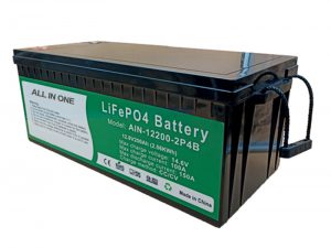 ALL IN ONE 2.56KWh 2000 zikloko 12 v-ko bateria lifepo4 200ah litiozko paketea ibilgailu elektrikoarentzat