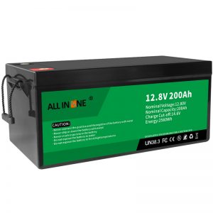 12,8V 200Ah LiFePO4 Pb azidoaren ordezko litio ioi bateria paketea, 12V 200Ah