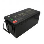 Diseinu berria 3,2 V 12 V 48 V litiozko bateriak Mantenu gabeko 12V LiFePO4 200ah bateria industriala