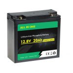 Ziklo sakoneko kargagarria Lifepo4 12V 20AH litio ioi bateria OEM paketea
