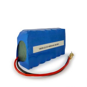 Pertsonalizatutako ICR18650 li-ion bateria 6S2P kargagarria 22,2v 4000mAh litio ioi bateria