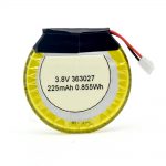 LiPO pertsonalizatutako bateria 363027 3.7V 225mAH